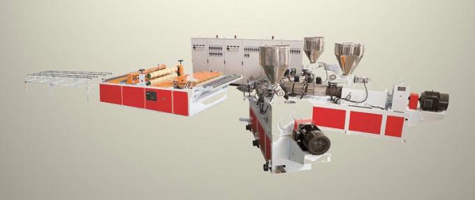 Línea de la máquina de extrusión de perfiles de PVC ASA 350 kg/h 0