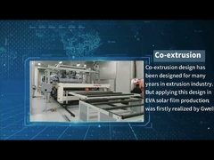 Línea de extrusión de película fundida EVA para encapsulación de paneles solares
