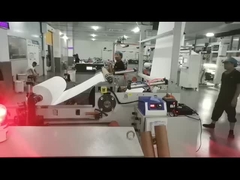 Dispositivo auxiliar para la línea de extrusión de película solar: Enrollador automático