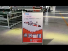 Línea de extrusión de plantillas de construcción de PP