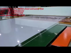 Tanta transparencia y uniformidad de la hoja PC / PMMA de la línea de extrusión GWELL