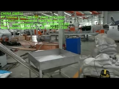 Línea de extrusión de placas de sección transversal hueca de PP