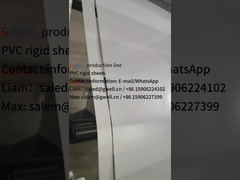 Buena uniformidad - Línea de extrusión de láminas rígidas de PVC de color/transparente