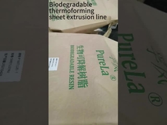 Máquina de extrusión de láminas de termoformado biodegradable