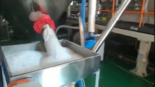 Línea de extrusión de láminas de PET, escamas+resina sin cristalización