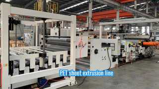Máquinas para la extrusión de hojas de PET