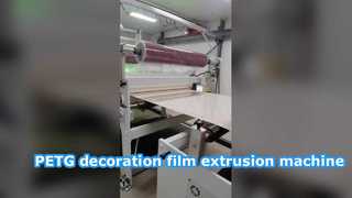 Línea de producción de películas decorativas PETG
