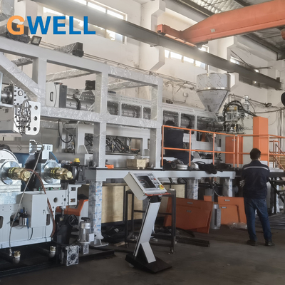 comprar EVA/POE/EPE ((EVA+POE+EOE) Máquina de extrusión de película fundida, extrusión de encapsulación fotovoltaica Máquina de producción de películas Poe online manufacture