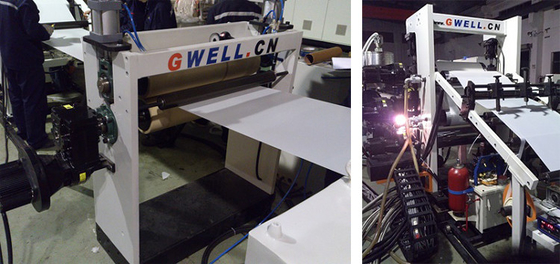 comprar 800 - 1500 mm de ancho PETG hoja línea de extrusión de la puerta de panel de fabricación de la máquina online manufacture