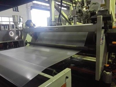 comprar Línea de extrusión de película fundida de TPU con salida de 500 kg/h, ancho de 1000-2000 mm y diseño de un solo tornillo para la producción de película de TPU de alta calidad online manufacture