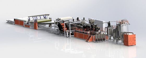 comprar Línea de extrusión de hojas PC/PMMA de alta transparencia con ancho de 600-1220 mm y grosor de 0,125-3 mm para aplicaciones ópticas online manufacture