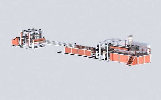 comprar Línea de extrusión de chapa blanda de PVC (chapa de cristal) muy transparente GWS90 online manufacture