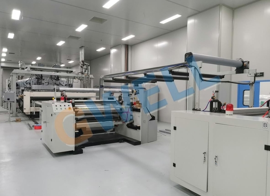 comprar Máquina para fabricar película solar GWELL EVA POE Línea de extrusión de 2200-2600 mm de ancho online manufacture