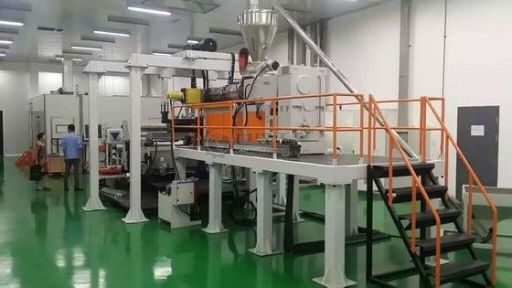 comprar Extrusora de doble husillo de alta capacidad y ahorro de energía con sistema de desgasificación para línea de producción de láminas de plástico PET online manufacture