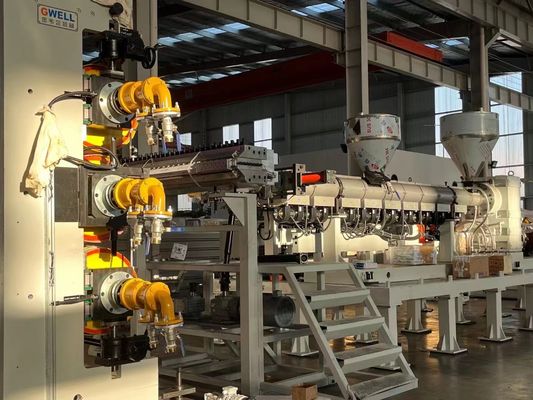 comprar Línea de extrusión de placas ABS HDPE de 1-10 mm de espesor con diseño de tornillo único para la producción de placas de plástico de alta calidad online manufacture