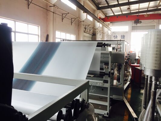 Comprar Línea de producción de película PVB de alta capacidad y línea de extrusión de película intercalaria PVB con ancho de 1300-3200 mm y grosor de 0.2-1.52 mm online manufacture