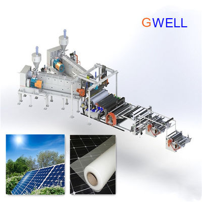 comprar EVA / POE Línea de producción de películas de embalaje fotovoltaico solar 0.3 - 1 mm de espesor online manufacture