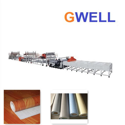comprar PVC de fabricación de cuero de la máquina del piso del PVC que suela la cadena de producción online manufacture