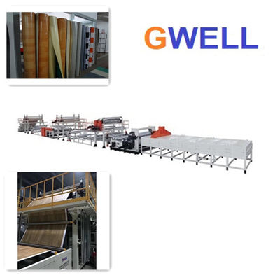 comprar PVC plástico de la máquina de la producción del piso del PVC que suela la línea de cuero extrusor de la protuberancia de tornillo gemelo online manufacture