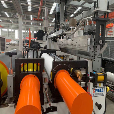 comprar Línea de la máquina de extrusión de perfiles de PVC ASA 350 kg/h online manufacture