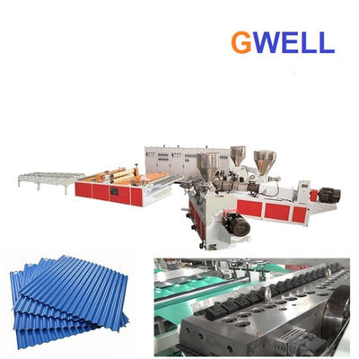 comprar Línea de extrusión de placas onduladas de techo acristalado de PVC 400 kg/h online manufacture