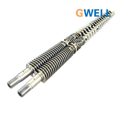 comprar Tornillo gemelo paralelo giratorio contrario plastificado para las instalaciones auxiliares del alto voltaje 900 del extrusor online manufacture