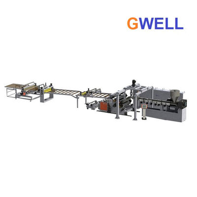 comprar Línea de extrusión de tablero de gabinete PVDF de PP PE ABS 600 kg/H 1000 - 2000 mm de ancho online manufacture