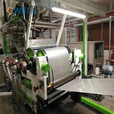 comprar Máquina de producción de hojas de blister de PP con anchura de 800-1500 mm y grosor de 0,2-1,5 mm para una producción de 300-700 kg/h online manufacture