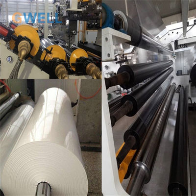 comprar Línea de producción de láminas de blíster de PP coextruido de 4 capas con ancho de 800-1500 mm y máquina extrusora de termoformado con salida de 300-700 kg/h online manufacture