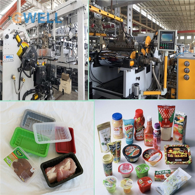 comprar Máquina de lámina para envasado de alimentos de tres capas PP PS PET, máquina de coextrusión de lámina, ancho 800 - 1600 mm, capacidad 300-1500 kg/h online manufacture